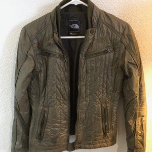 North Face Bomber Jacket - Olive - Small
